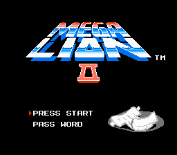 Mega Man 5 - Megalion 2 Title Screen